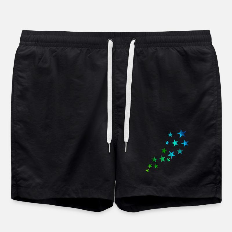 Shooting star - Swim Trunks - black