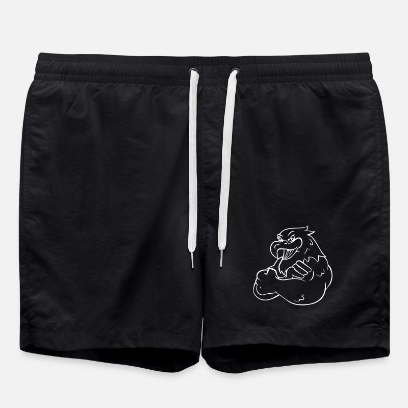 Comic Eagle - Design - Short de bain - noir