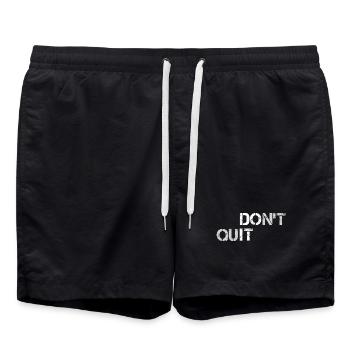 Motivation de l'athlète - Short de bain - noir - Devant - AI Model Male 185 light (185cm)