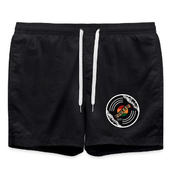 Clavier Sound Circle Rainbow - Short de bain - noir - Devant - AI Model Male 185 light (185cm)