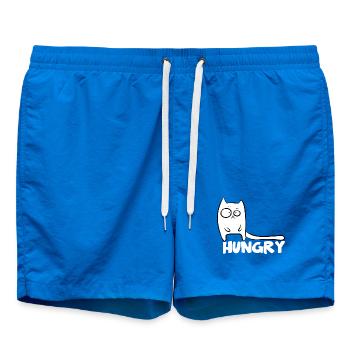Chats affamés de chat drôle - Short de bain - cobalt blue - Devant