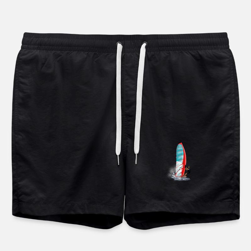 windsurfing - Swim Trunks - black