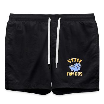 Triceratops - Short de bain - noir - Devant - AI Model Male 185 light (185cm)