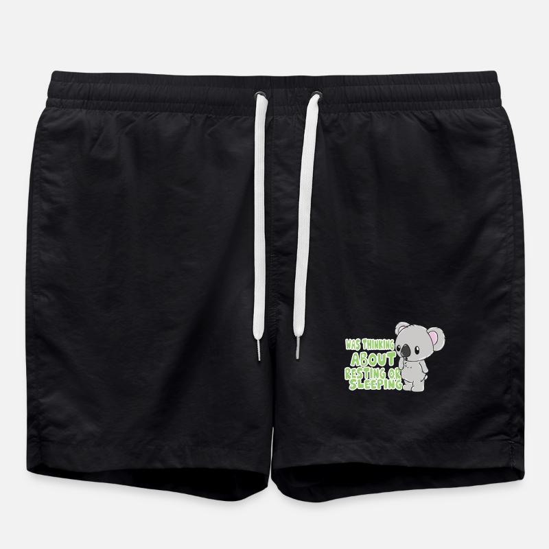 Koala - Badeshorts - Schwarz