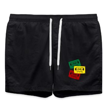 Cassette Colors Trio - Short de bain - noir - Devant - AI Model Male 185 light (185cm)