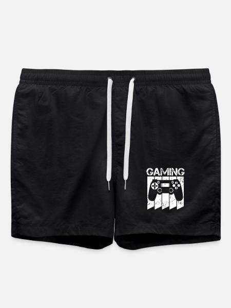 Gaming Gaming Gaming Gaming Gaming Gaming Gaming - Swim Trunks - black