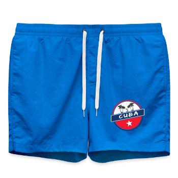 Cuba circle in the national colors - Swim Trunks - cobalt blue - Front