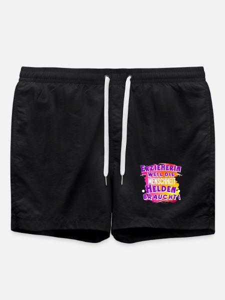 Erzieherin - Badeshorts - Schwarz