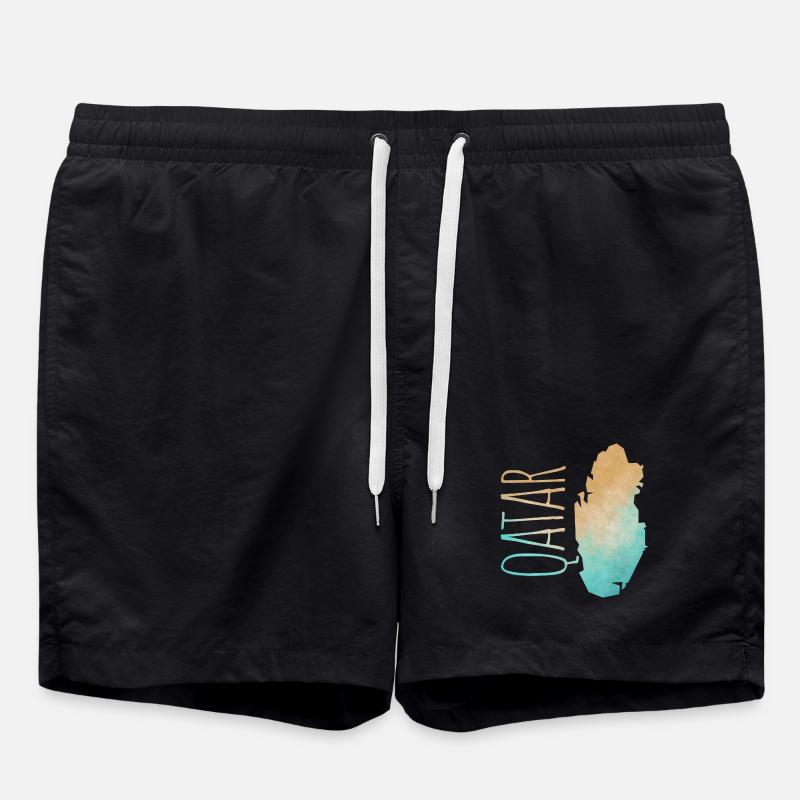 Qatar - Swim Trunks - black