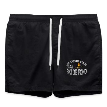 Ski de fond - Short de bain - noir - Devant - AI Model Male 185 light (185cm)