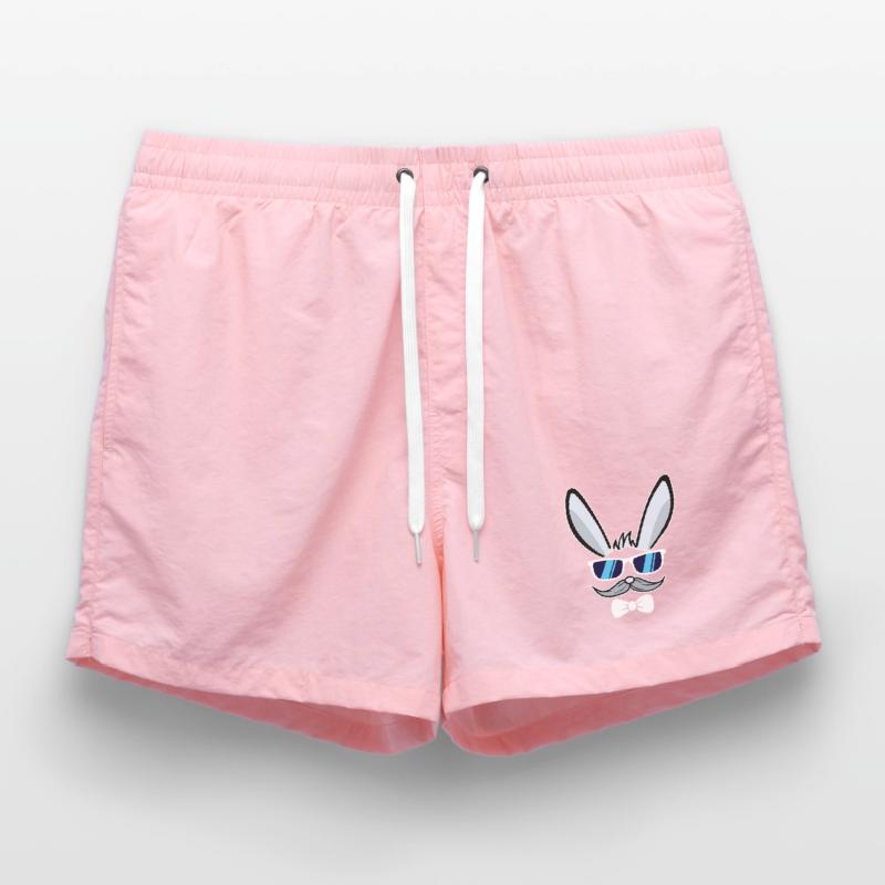 He | Easter bunny face Easter bunny Happy Easter Swim Trunks