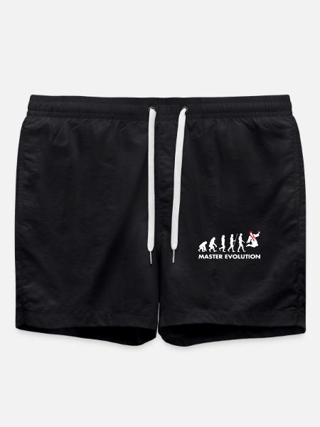 Master evolution development graduation diploma - Swim Trunks - black