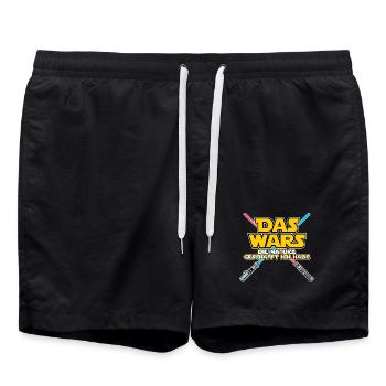 Das Wars Matura Geschafft Schulabschluss Prüfung - Badeshorts - Schwarz - Vorne - AI Model Male 185 light (185cm)
