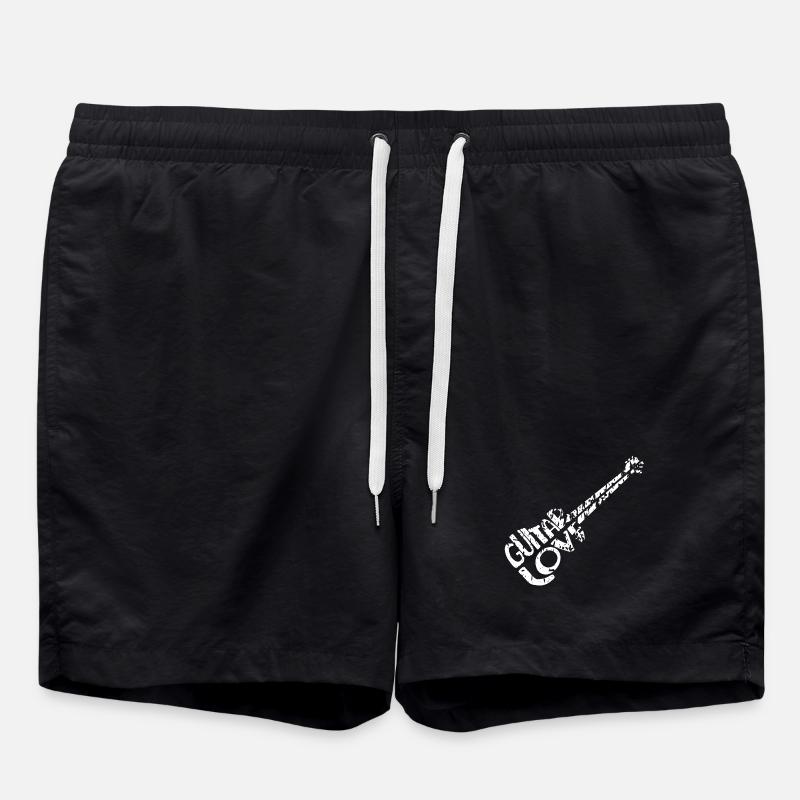 guitarist - Swim Trunks - black