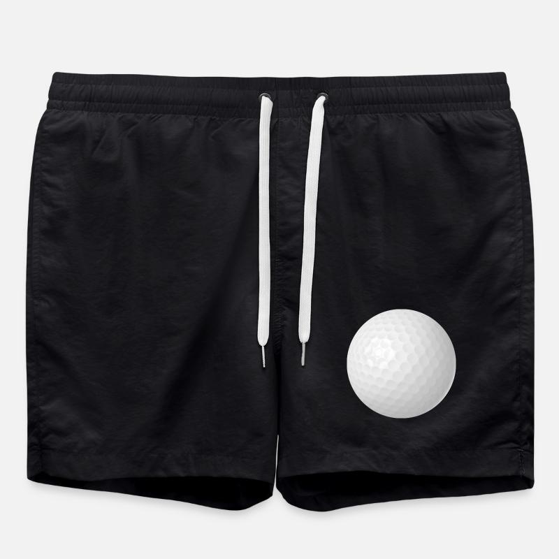 Véritable balle de golf - Short de bain - noir