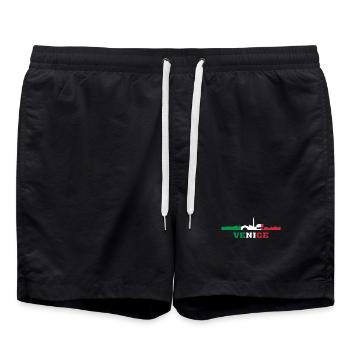 Venise City Skyline Italie Landmark, Venezia Italia - Short de bain - noir - Devant - AI Model Male 185 light (185cm)