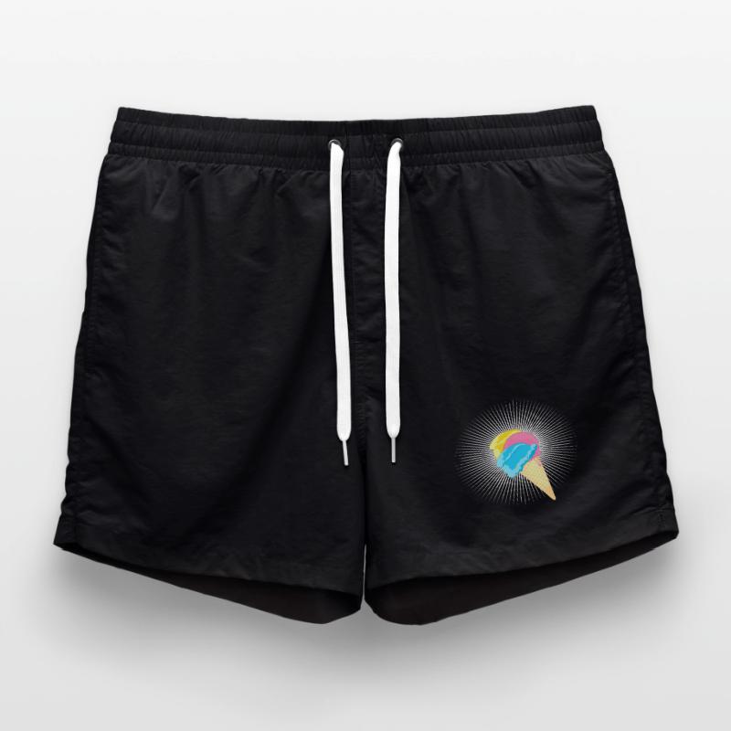Cornet de crème glacée cornet de crème glacée molle de la crème glacée Short de bain