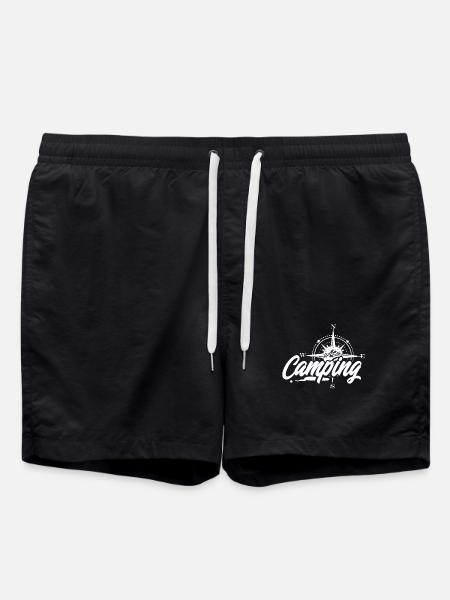 camping - Swim Trunks - black