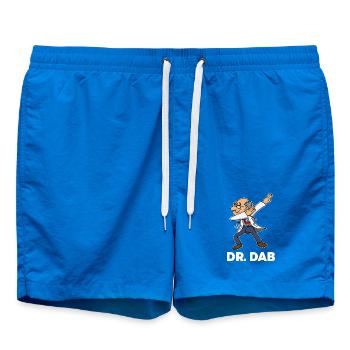 Dab Dabbing Doktor Arzt Hausarzt Facharzt Notarzt - Badeshorts - Cobalt blue - Vorne