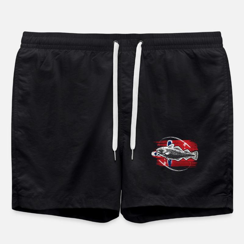 Norway fishing cod - Swim Trunks - black
