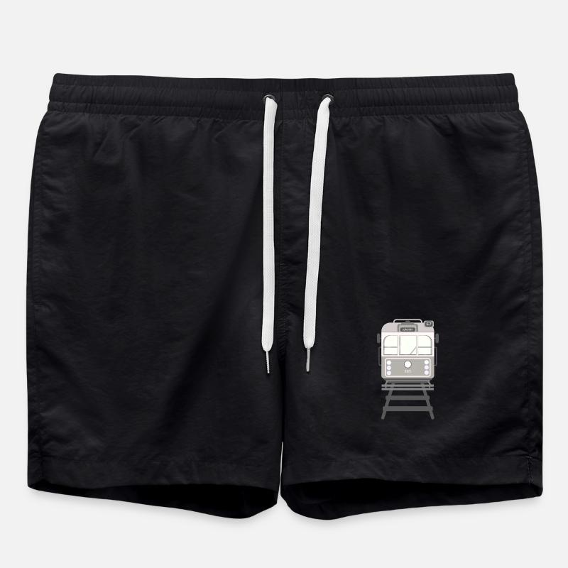 Tram, tram - Short de bain - noir