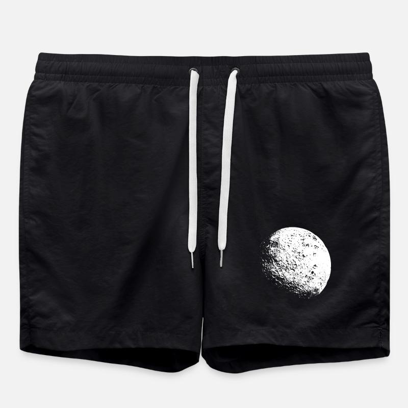 Moon night - Swim Trunks - black