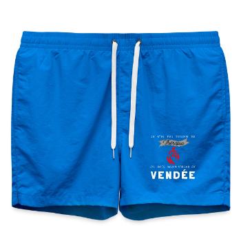 Vendee thérapie humour tee - Short de bain - cobalt blue - Devant