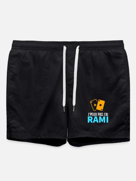 Card game Le Rami - Swim Trunks - black
