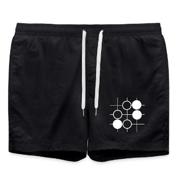 Go Brettspiel - Short de bain - noir - Devant - AI Model Male 185 light (185cm)