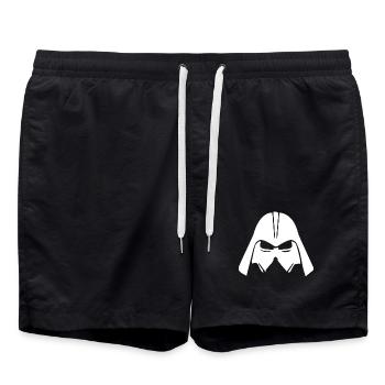 Klonhelme im minimalistischen Stil - Badeshorts - Schwarz - Vorne - AI Model Male 185 light (185cm)
