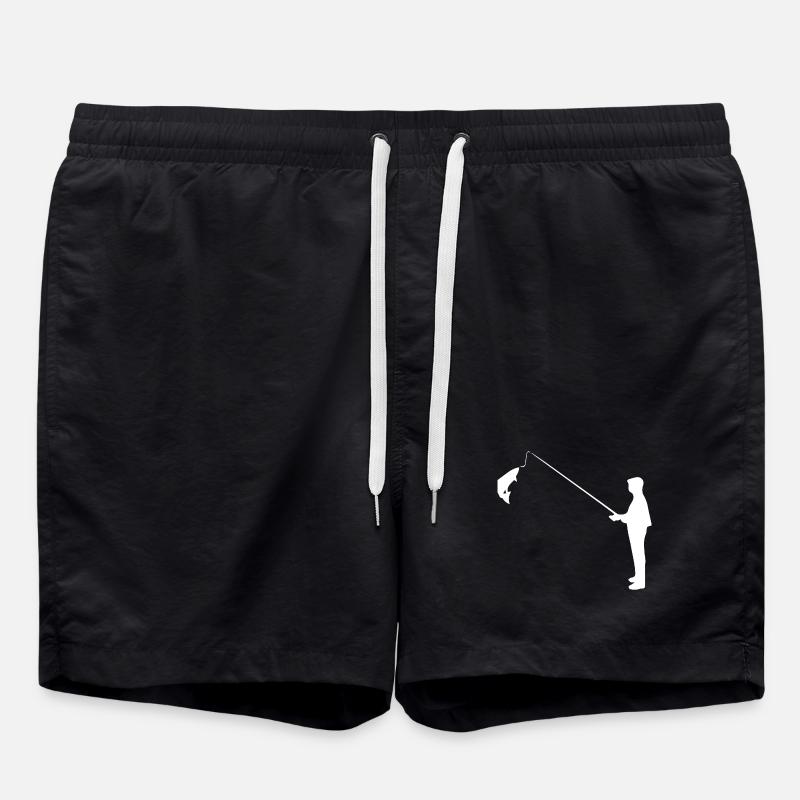 Angler - Badeshorts - Schwarz
