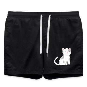 Chat Chats - Short de bain - noir - Devant - AI Model Male 185 light (185cm)