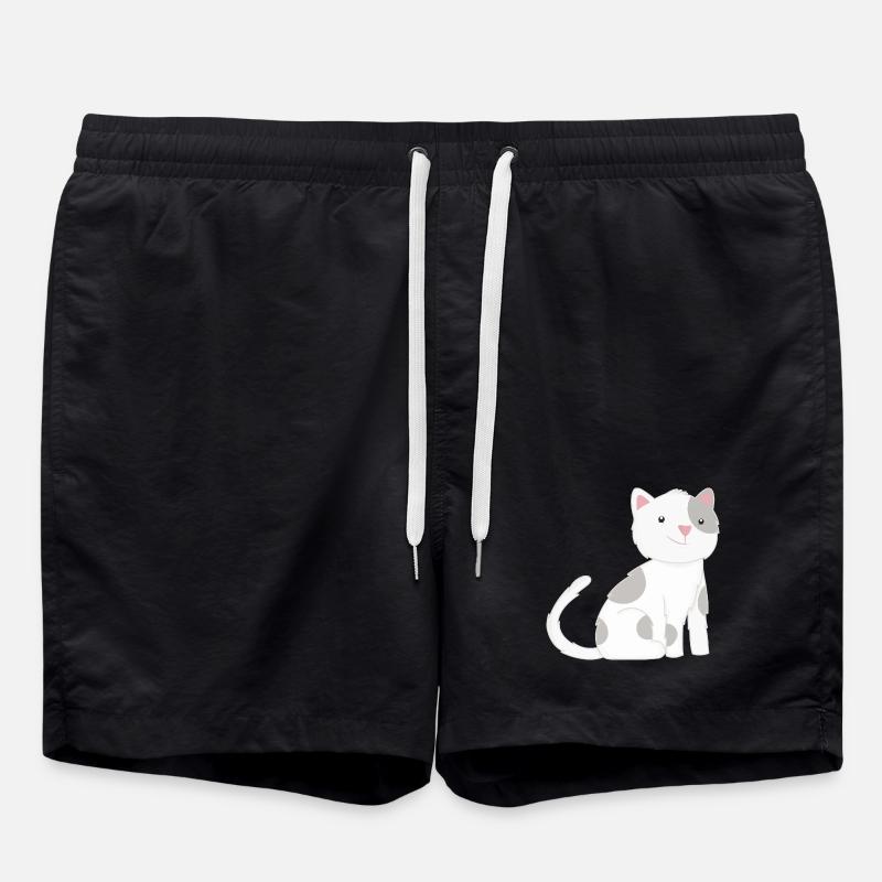 Cat cats - Swim Trunks - black