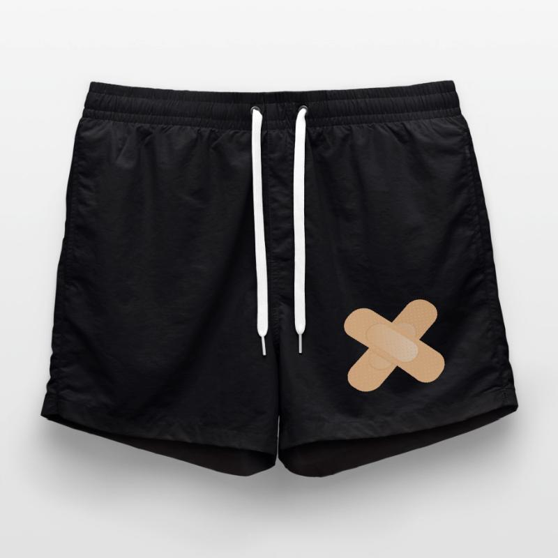 Dispositif de fixation croisé comme élément de conception Short de bain