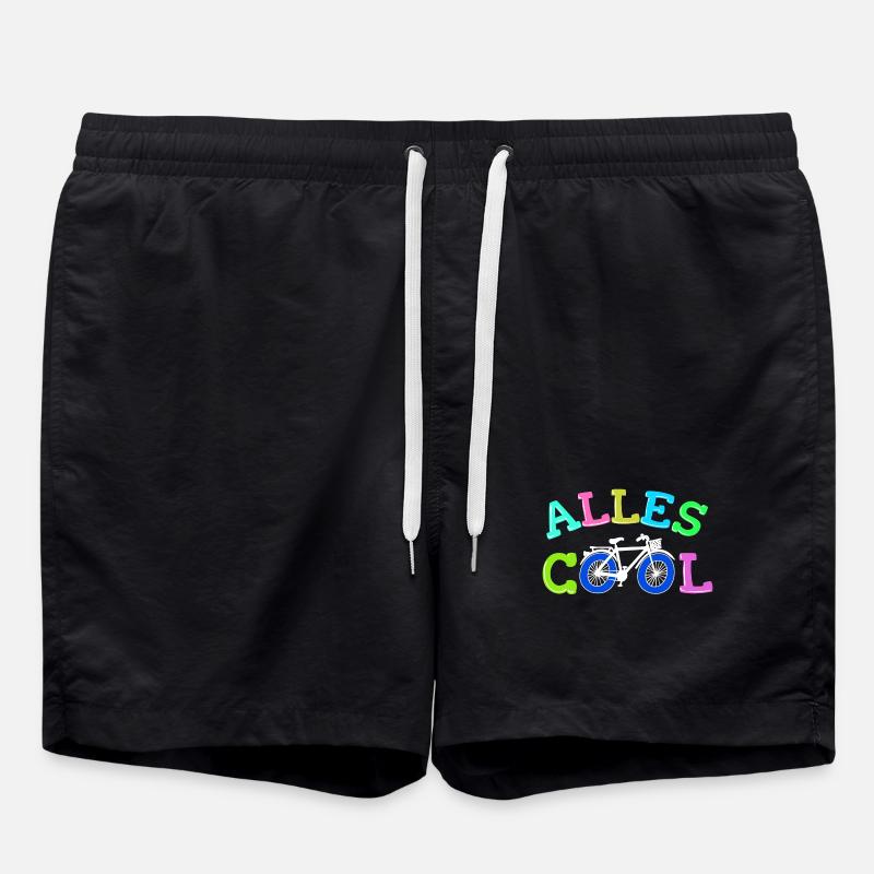 Fahrrad Biker Statement - Badeshorts - Schwarz