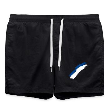 Finlande - Short de bain - noir - Devant - AI Model Male 185 light (185cm)