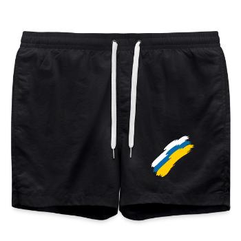 Drapeau des îles Canaries - Short de bain - noir - Devant - AI Model Male 185 light (185cm)