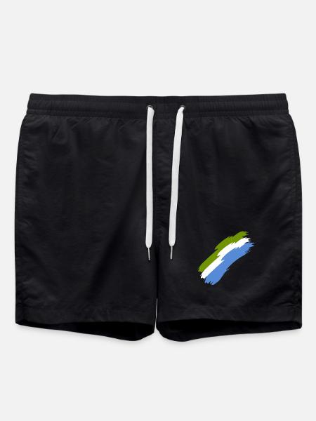 Sierra Leone - Badeshorts - Schwarz