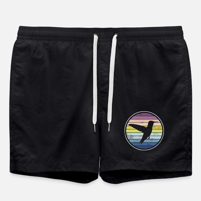 Kolibri - Badeshorts - Schwarz
