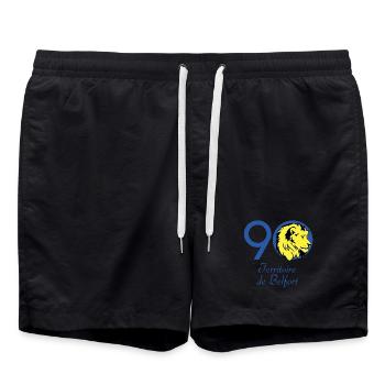 Territoire de belfort - Short de bain - noir - Devant - AI Model Male 185 light (185cm)
