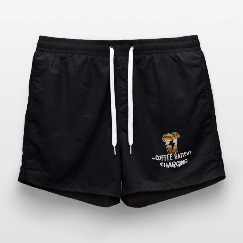 Coffee Drinking Statement Coffee Lovers Breakfast Swim Trunks