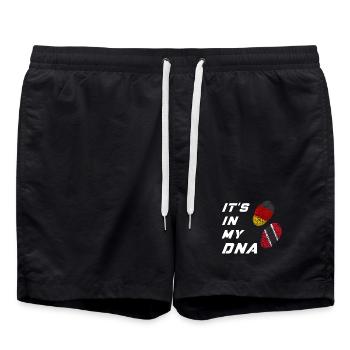 Dans mon ADN Allemagne / Trinité-et-Tobago - Short de bain - noir - Devant - AI Model Male 185 light (185cm)