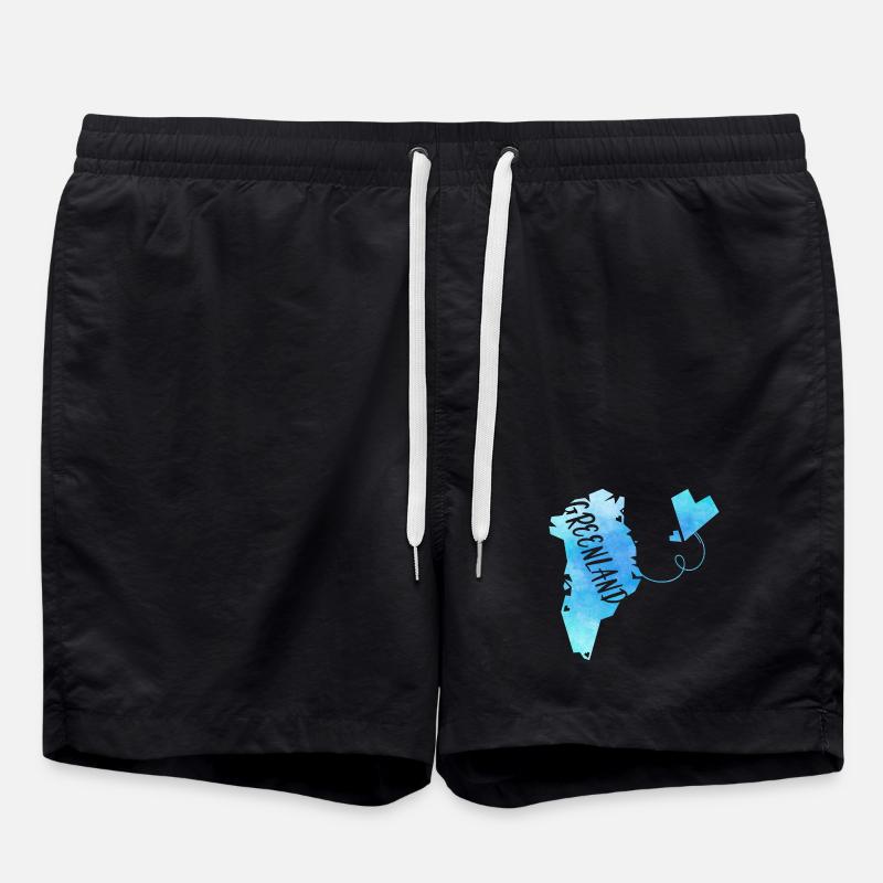 Groenland - Short de bain - noir