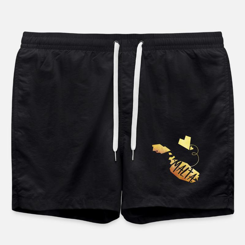 Malta - Badeshorts - Schwarz