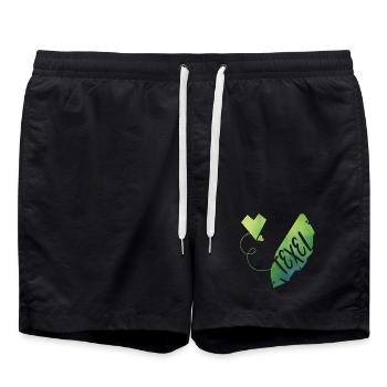 Texel - Badeshorts - Schwarz - Vorne - AI Model Male 185 light (185cm)