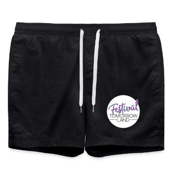 Tomorrowland Festival - Short de bain - noir - Devant - AI Model Male 185 light (185cm)