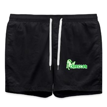 Steinbock Himmel Esoterik Astrologie Aberglaube - Badeshorts - Schwarz - Vorne - AI Model Male 185 light (185cm)
