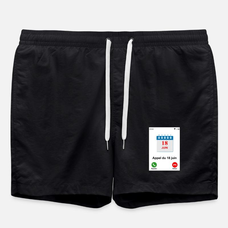 Appel du 18 juin - Short de bain - noir