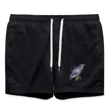 Harpie - Short de bain - noir - Devant - AI Model Male 185 light (185cm)