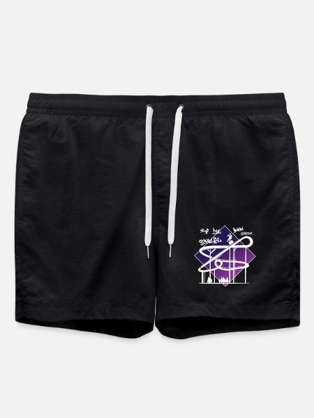 Se tromper de route - Short de bain - noir